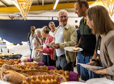 Brunch mit aktuellen und ehemaligen Mitarbeitenden am Samstagmorgen